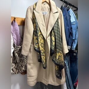 Pure Wool Beige Coat